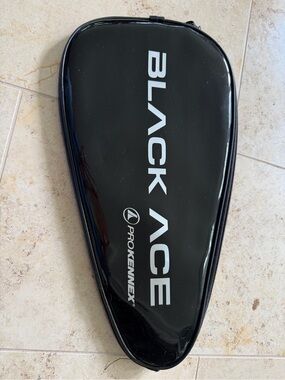 ProKennex black Ace pickleball racket.